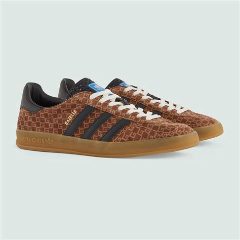 gucci adidas gazelle brown|adidas gazelle gucci.